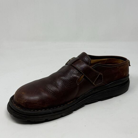 Born Cabot Fisherman Mules Sandals Mens 9.5 Brown Leather Handcrafted Shoes - Picture 10 of 16